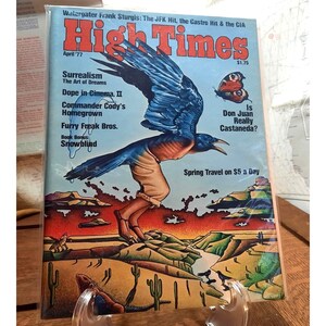 Revista High Times abril de 1977 n.º 20 VG+ Publicación original