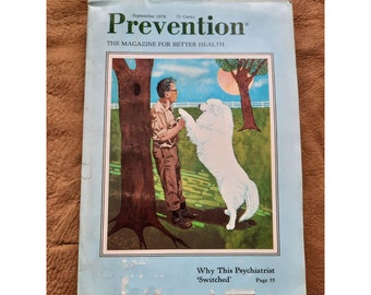 Vintage Magazine Prevention The Magazine for Better Health, settembre 1976