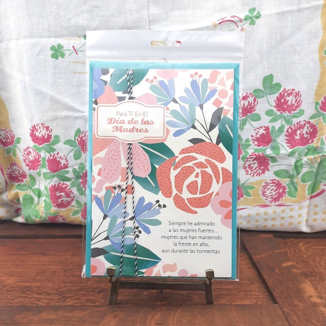 Hallmark Vida Spanish Mother's Day Card Abstract Floral New With ...