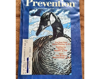 Vintage Magazine Prevention Le magazine pour une meilleure santé, septembre 1981