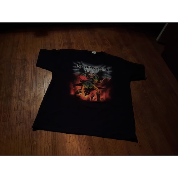 Mens Tshirt Iron Maiden Book of Souls World Tour 2016 Nordic