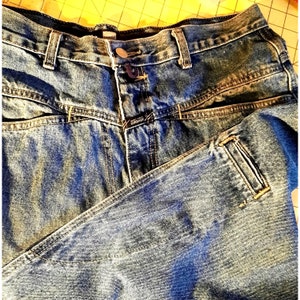 Vintage 1990s Mens Marithe Francois Girbaud Urban Safari Jeans with Knife Pocket W 36 L 32