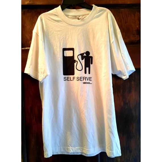 Vintage RARE 2003 Greg Gould Self Serve Cartoon T… - image 2