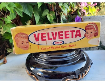 Vintage Velveeta Cheese Original Box MCM Empty Box