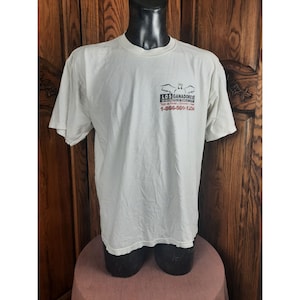 Vintage Mens XL Tshirt Los Ganadores Mexican Los Angeles Work Auto Accident lawyer 1990s