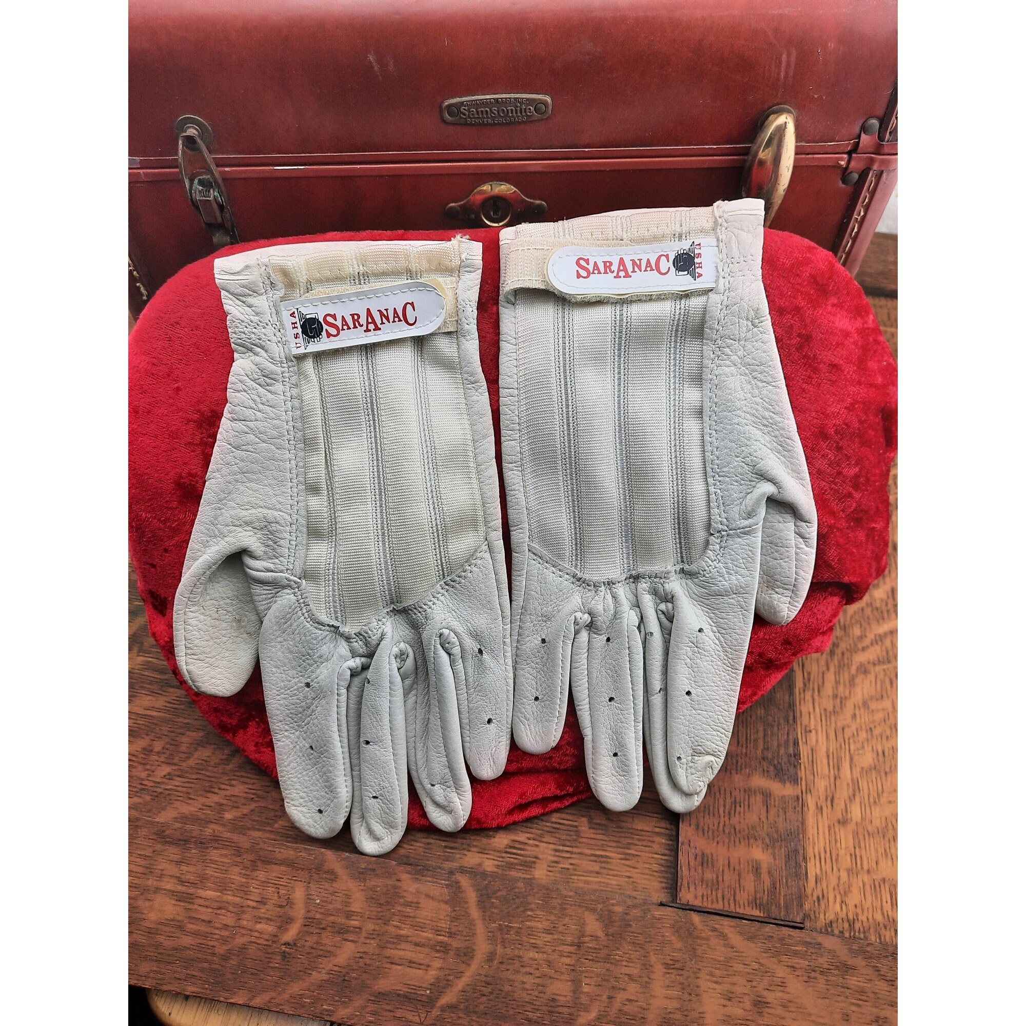 Vintage USHA Handball Leather Gloves by Saranac XL 1980s Etsy