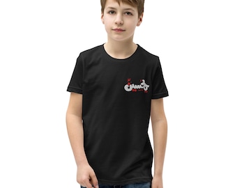 Ya Hussain-jeugdshirt, Arabisch geborduurd T-shirt voor Ashura, sjiitisch kindert-shirt, kinderkleding Muharram, imam Hussain Karbala
