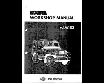 Manual de taller y servicio ASIA Rocsa AM102 1994 (PDF)