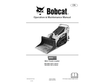 Manual de funcionamiento de la minicargadora de orugas Bobcat MT55-2 (Descarga en PDF)
