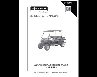 Catálogo de piezas del transbordador EZGo ST 2009 (Descarga en PDF)