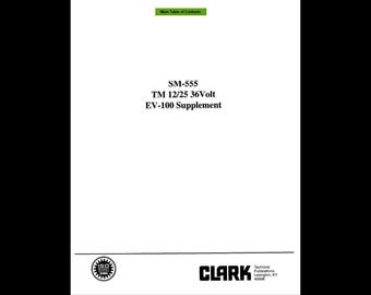 Clark_Forklift_SM_555_TM247_ENG_06-1984 Workshop Service Manual PDF download after purchase