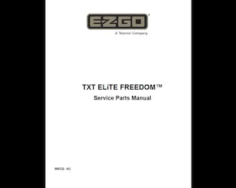 Catálogo de piezas del EzGo TXT Elite Freedom 48V 2017 (Descarga en PDF)