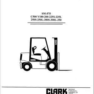 Clark Forklift SM-575 Service Manuals pdf download after purchase