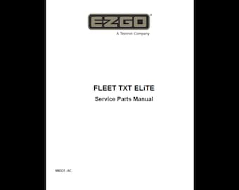 Catálogo de piezas EZGo TXT Fleet Elite 2017 (Descarga en PDF)
