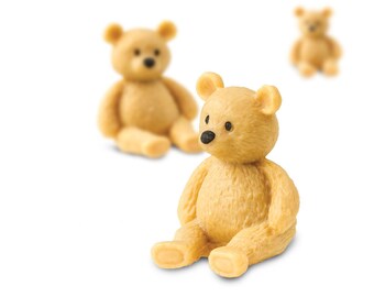 miniature teddy bear figurines