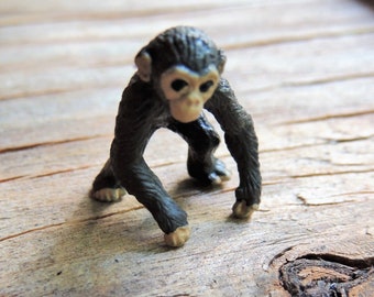 希少な淡いブルーのおしゃべり猿のぬいぐるみ - Hosung 2003 動作中