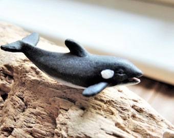 新品Folkmanis Mini Orca : Flexible Orca Whale | 3D Printed Whale | Mini Orca