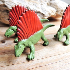 MINIATUR DINOSAURIER DIMETRODON Tierfiguren Figur Fee Gärten Puppenhaus Diorama Terrarium Kleine Dino Miniaturen Minifigur Spielzeug Mini