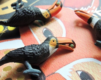 10pcs Mini Bird Model Plastic Animal Figure Toys