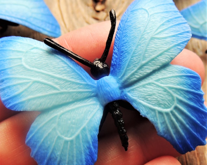 BUTTERFLY MINIATURE Animal Insect Figures Figurines Fairy Garden ...