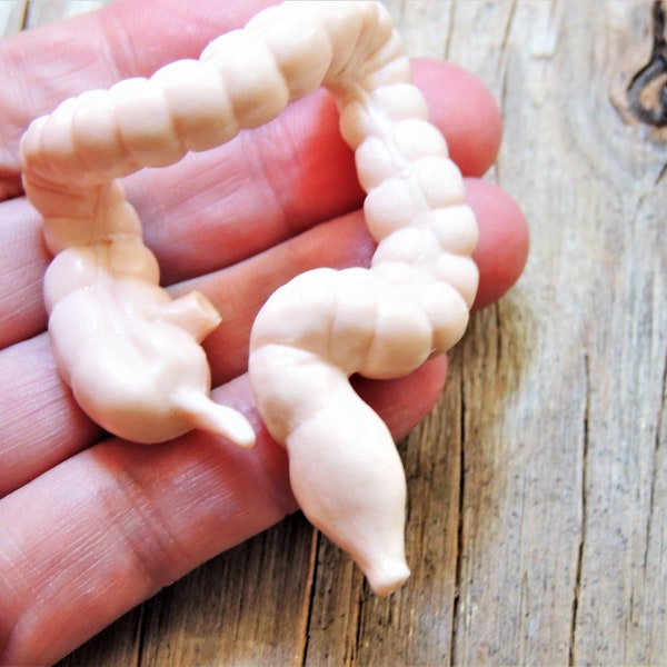 Human ANATOMY ORGAN MINIATURE Large Intestines Figure Montessori Educational Anatomical Dollhouse Diorama Biology Creepy Zombie Mini Medical