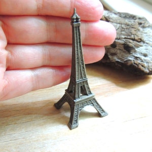 MINIATURE EIFFEL TOWER Figure Figurine Diorama Crafts Terrarium Supplies Small Toy Craft Mini Dollhouse Paris France Buildings Fairy Garden