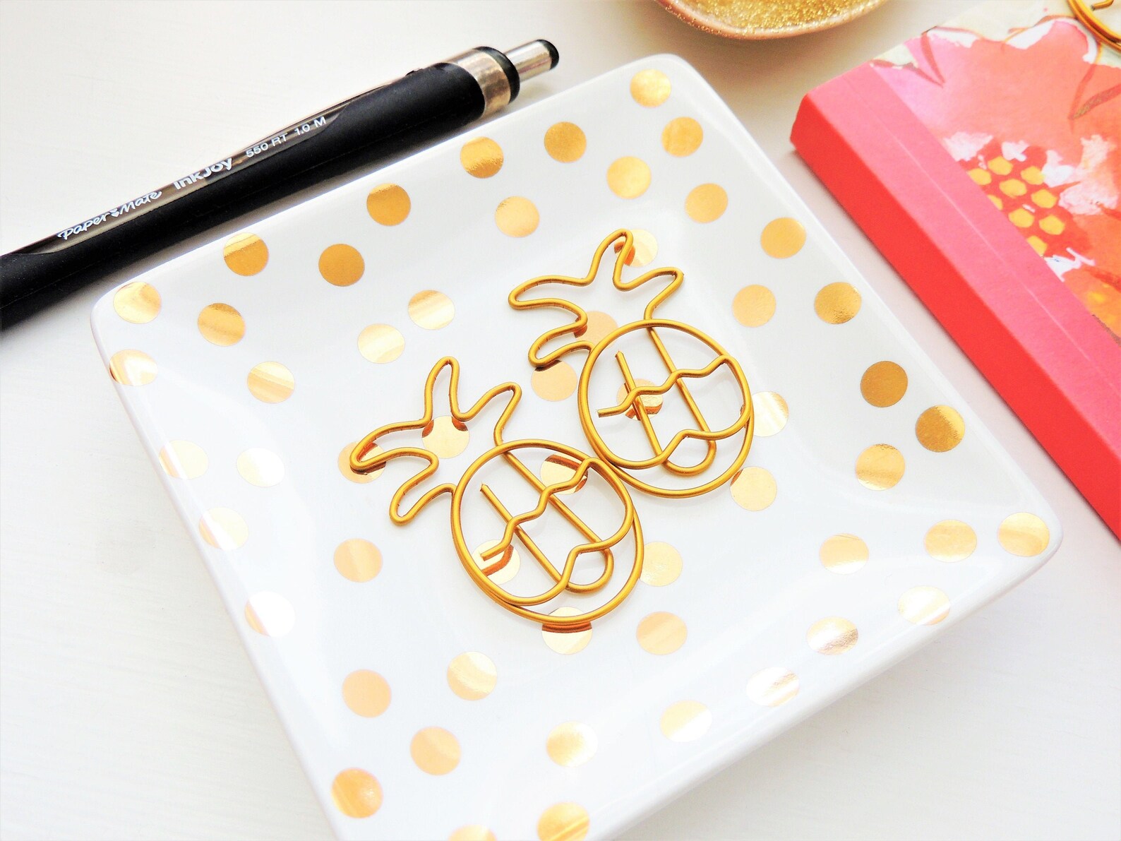 PINEAPPLE PAPER CLIPS Planner Clips Paperclips Cute Paper Clip Etsy