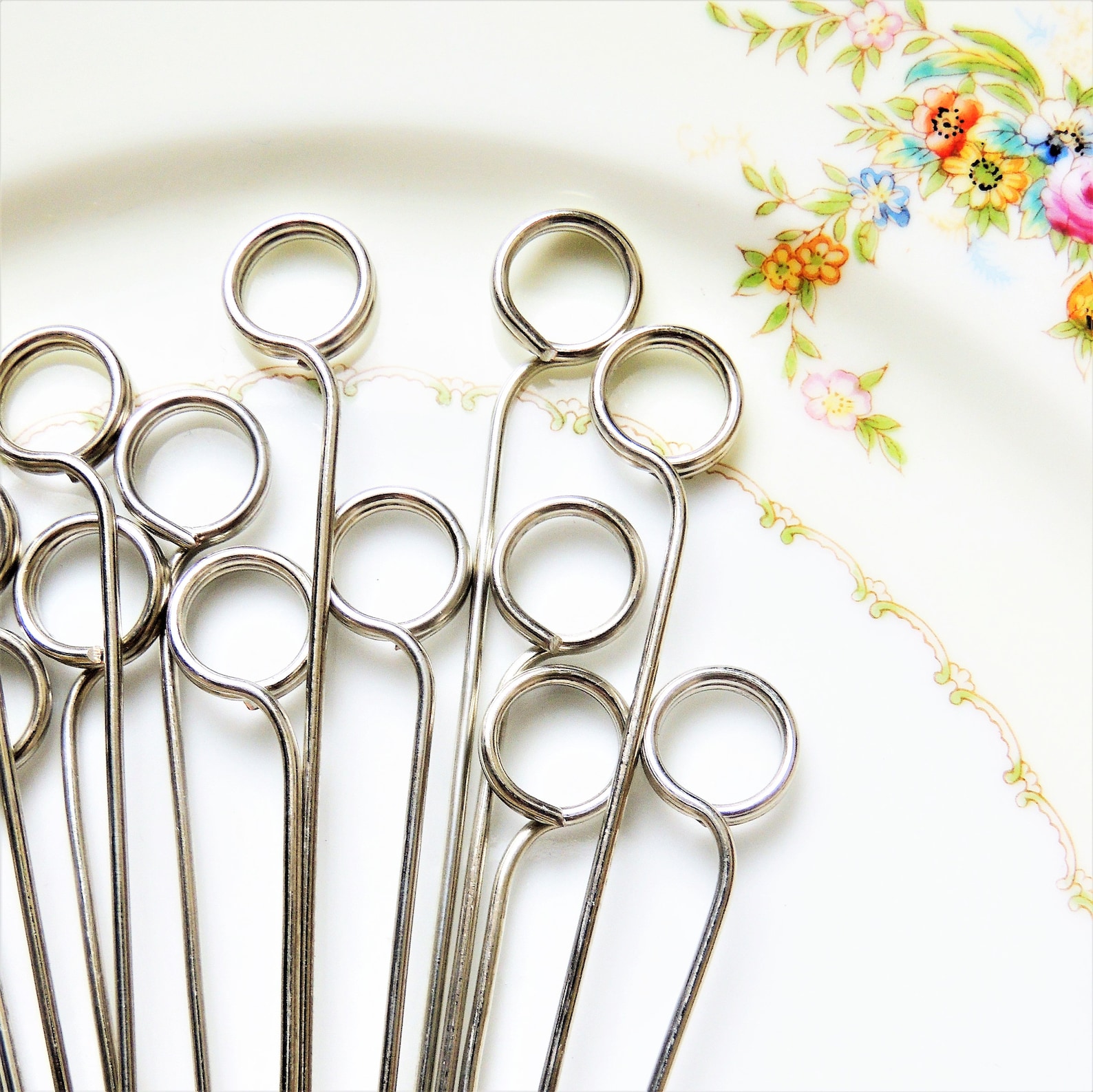 Wire PLACE CARD HOLDERS Silver Gold Table Number Holders Diy Etsy