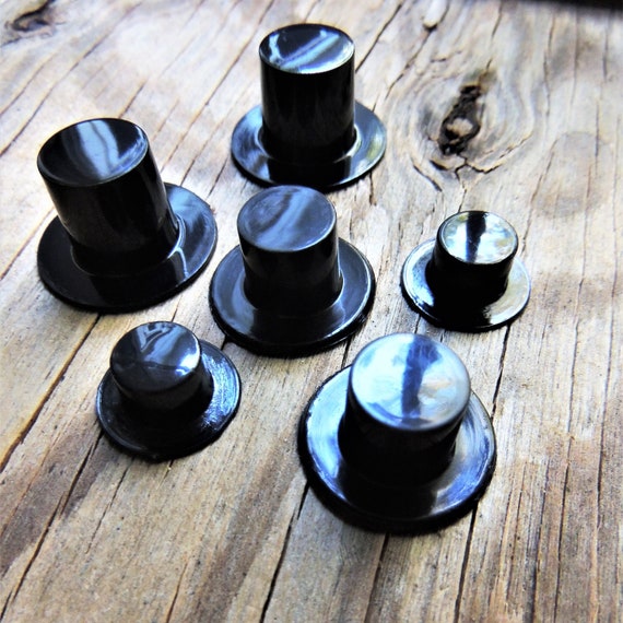 black top hats bulk