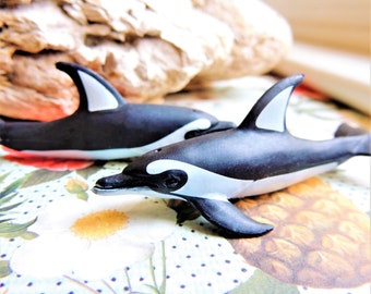Elektheim 50 Mini Dauphins En Résine Phosphorescents – Figurines Animaux Pour Déco Noël, Aquarium, Micro-Paysage, DIY