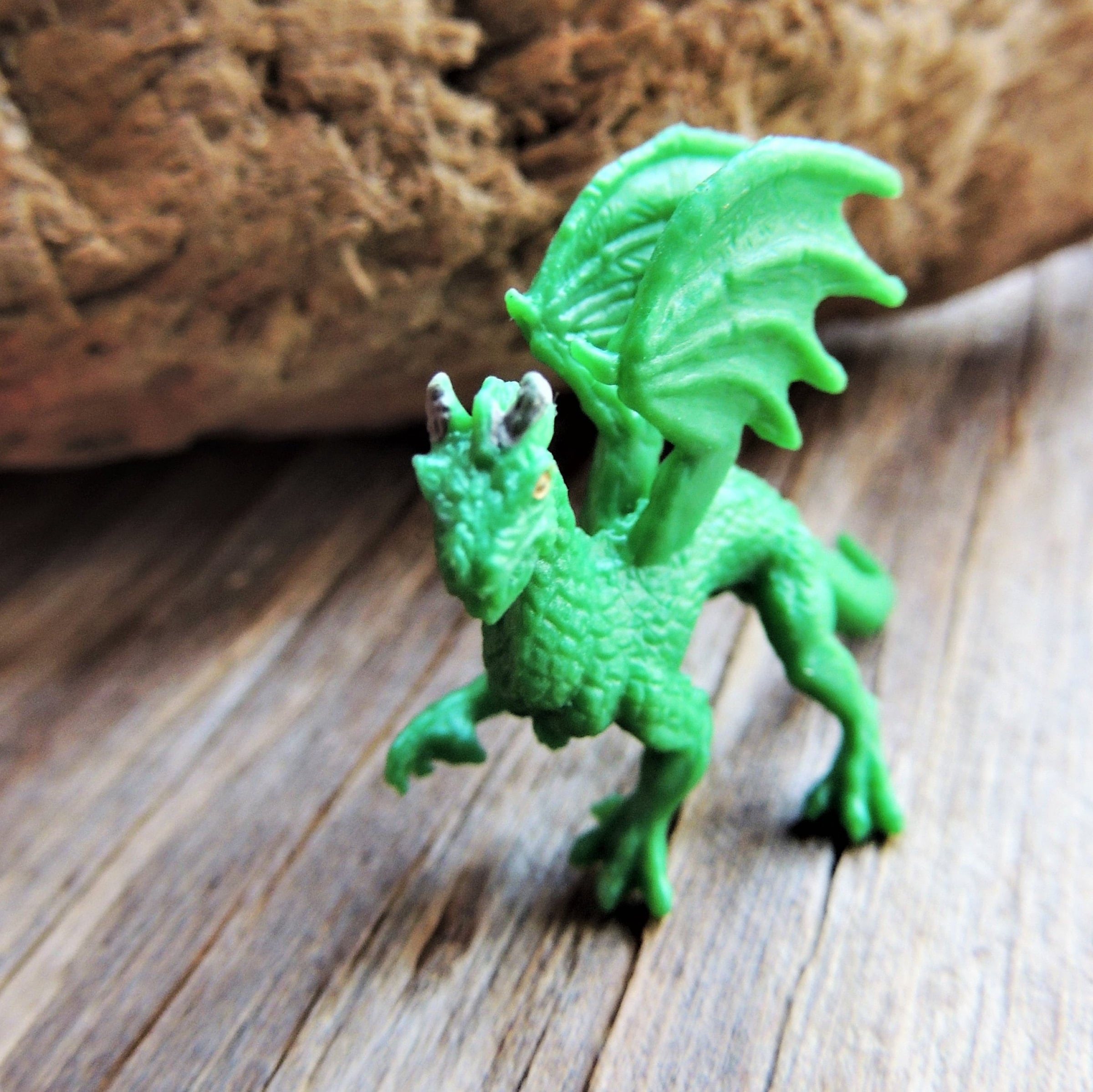 MINIATURE Green DRAGON Figurine Mini Figures Fairy Garden Etsy