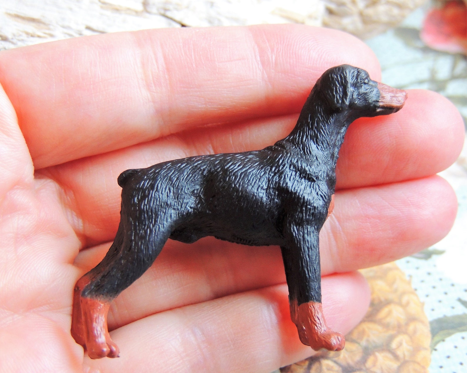 Dog MINIATURE DOG FIGURINE Set Animals Figures Fairy Garden Etsy