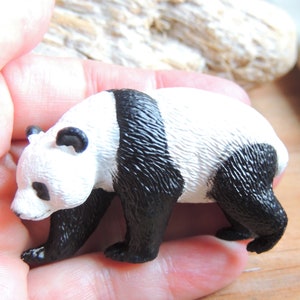 MINIATURE PANDA BEAR Animal Figurines Figures Terrarium Fairy Garden Dollhouse Diorama Supply Small Mini Animals Miniatures Giant Panda