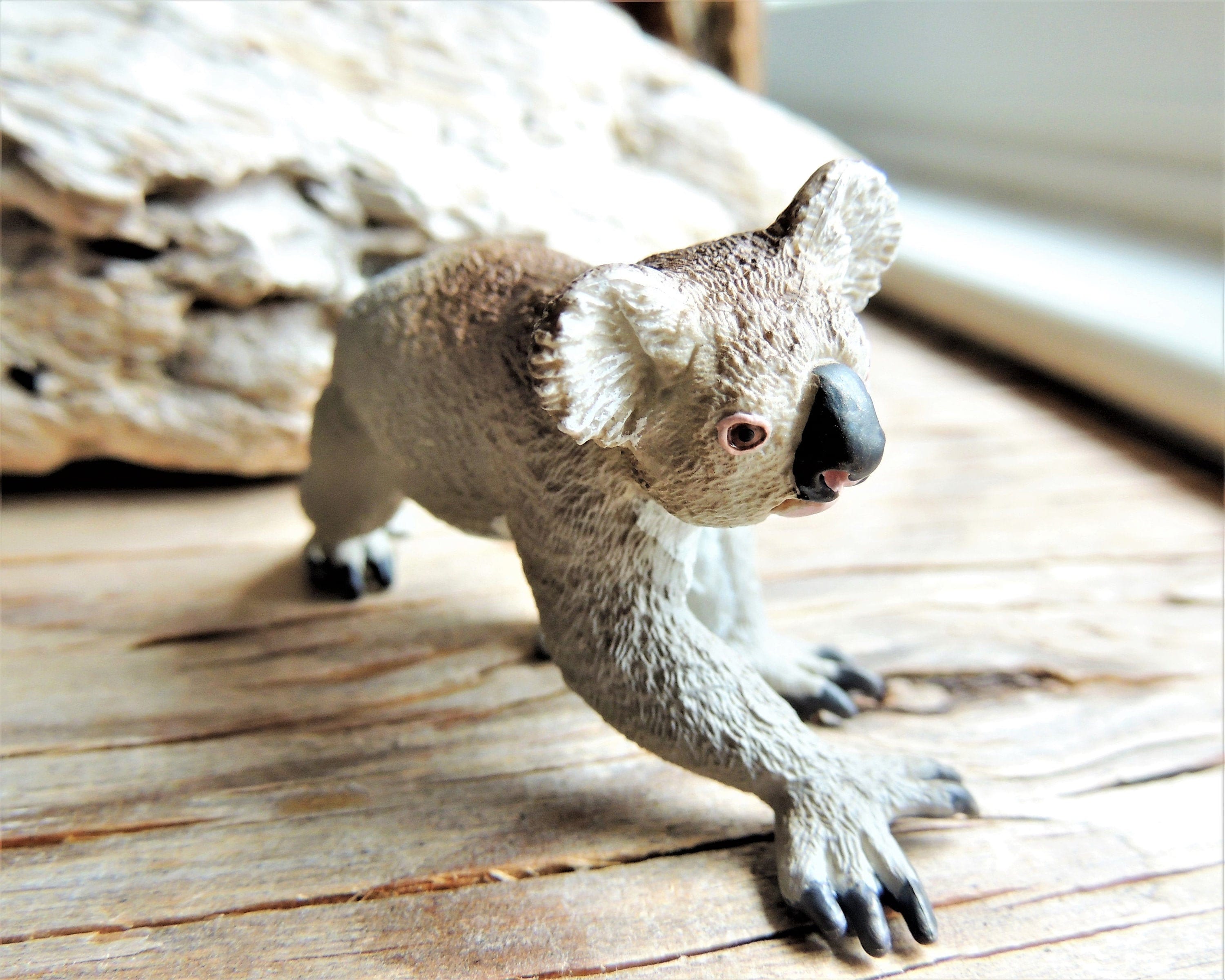 Large MINIATURE KOALA Bear Animals Figure Figurine Dollhouse Fairy
