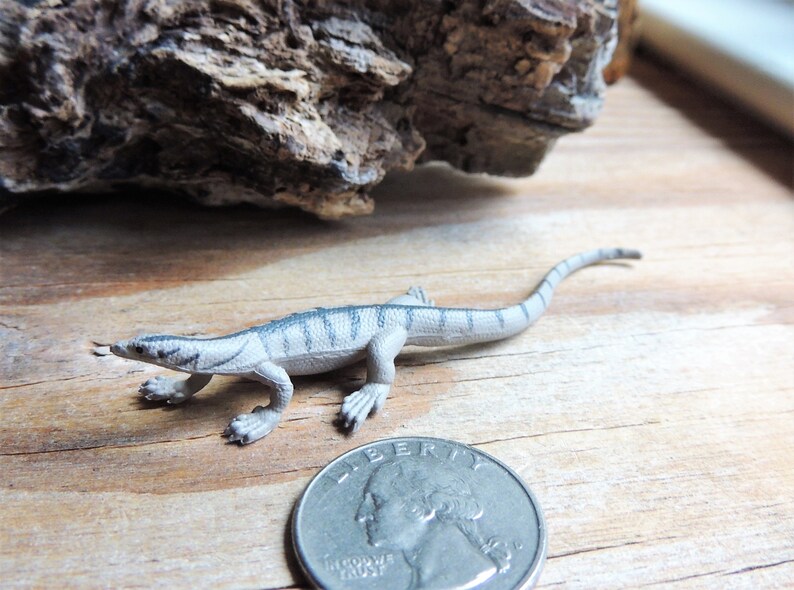 MINIATURE DESERT MONITOR Lizard Animal Figurines Figure Fairy Etsy