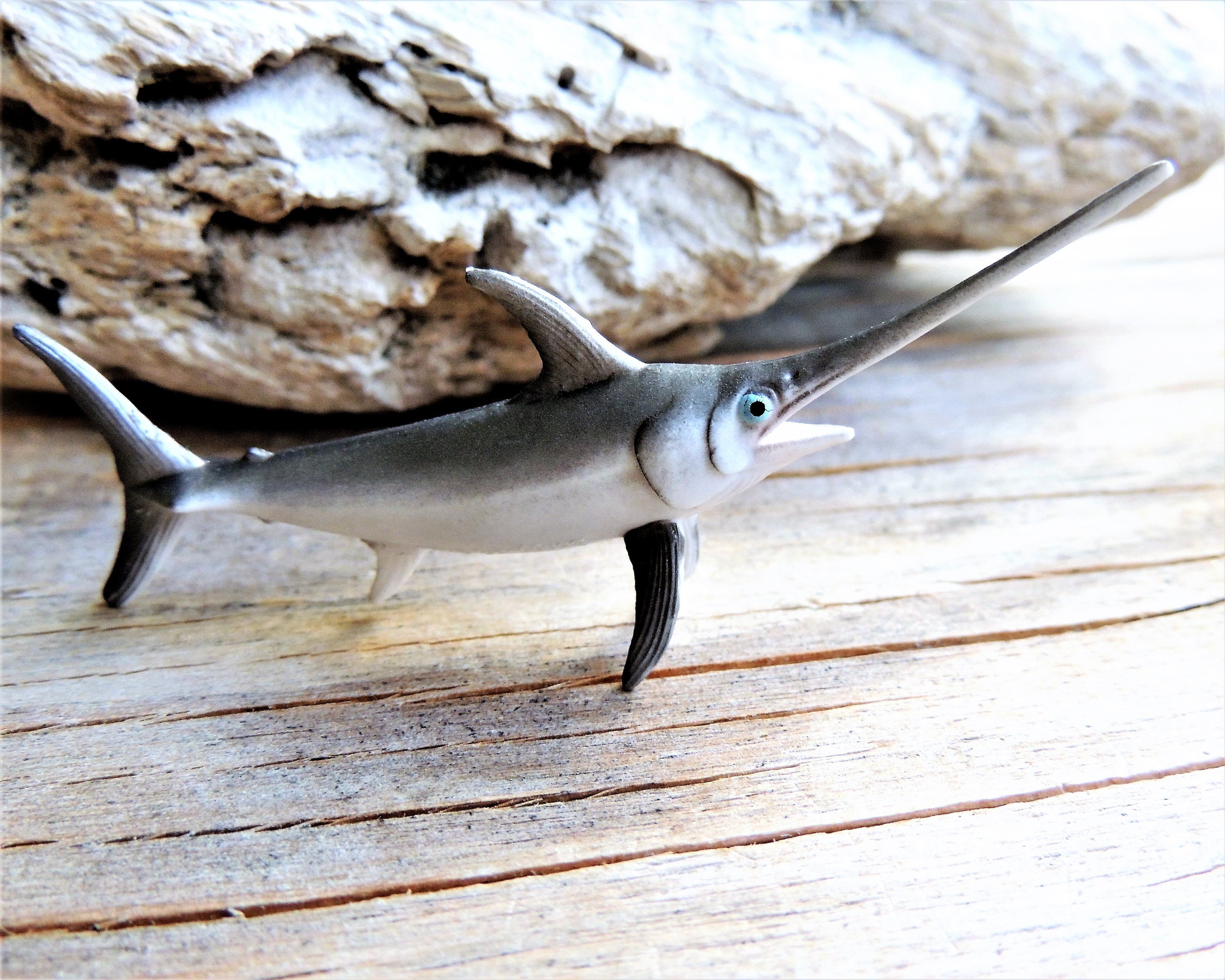 MINIATURE SWORDFISH Animal Figurines Figure Dollhouse Fairy Garden ...