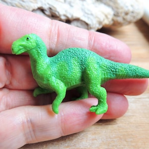 MINIATUR DINOSAURIER IGUANODON Tierfiguren Figur Feengärten Puppenhaus Diorama Terrarium Kleine Dino Miniaturen Minifigur Dinos Mini