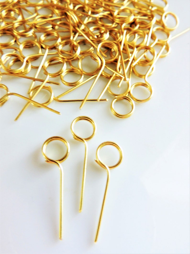 100 Silver Gold WIRE Place CARD HOLDERS No Base Diy Swirl Etsy