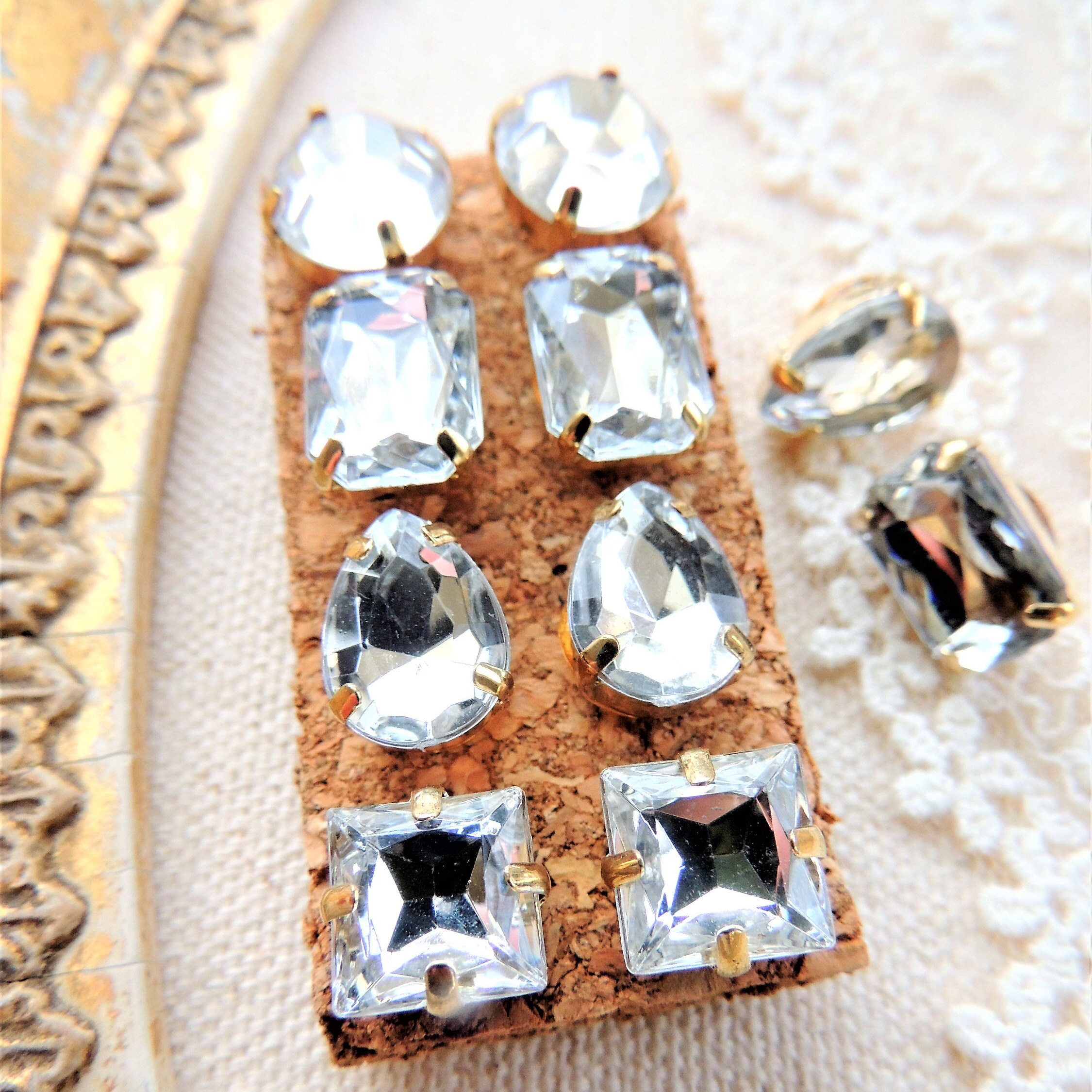 PUSH PINS Thumbtacks Pushpin Decorative Cute Gold Silver Thumb Etsy