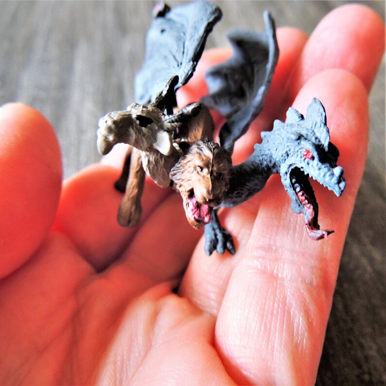 MINIATURE CHIMERA Plastic Toy Figures Figurine Doll House Etsy