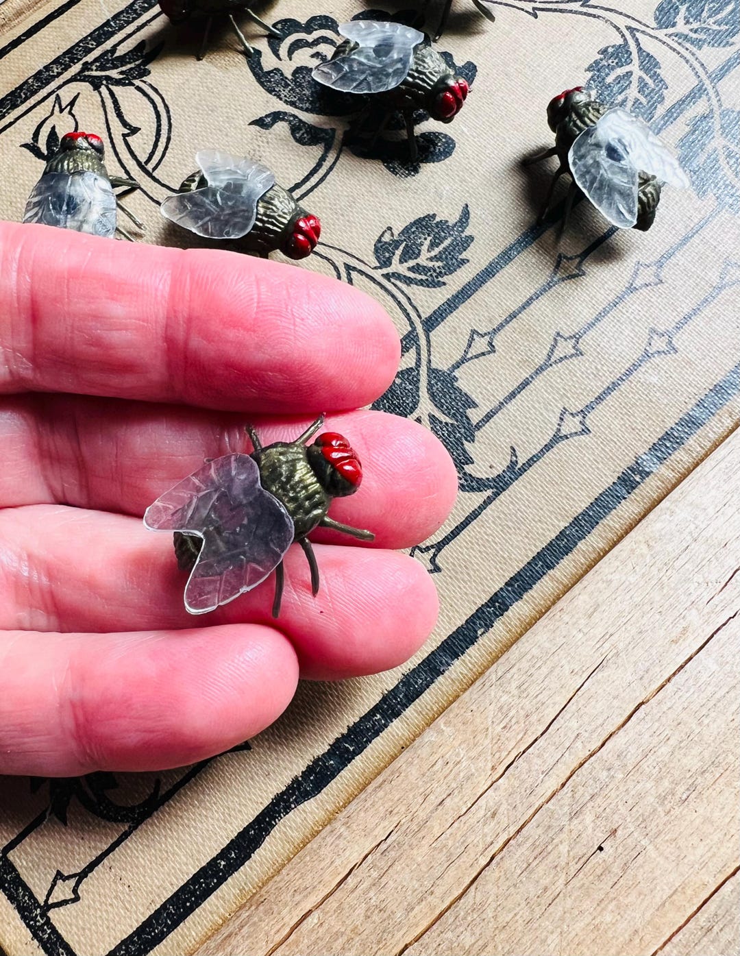 Miniature Fly Figurines | Tiny Plastic Insect for Fairy Garden ...