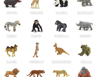 MINIATURE ANIMALS Sets Choose Any Tiny Mini Figure Figurines