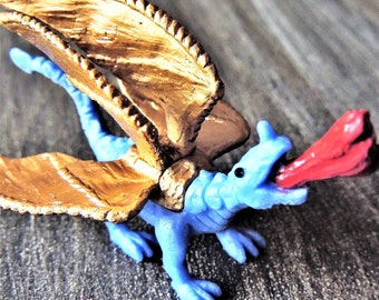 DRAGON wyverne miniature Figurines en plastique Dioramas Terrarium maison de poupée Petit matériel créatif en plastique Miniatures fantastiques Jardin féerique dnd