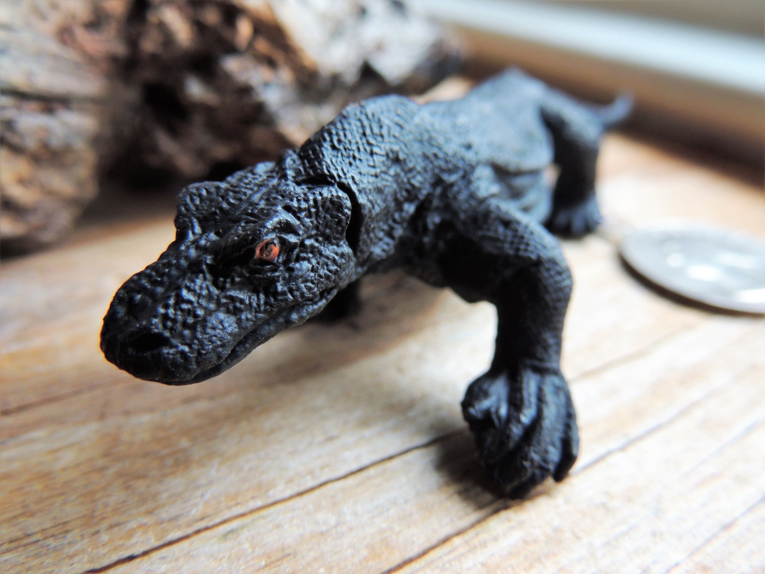 Komodo Dragon Habitat Diorama