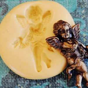 Cherub Mold | Silicone Push Molds | Polymer Clay Resin Chocolate Fondant Jewelry Food Mold | Flexible Baby Angel Moulds
