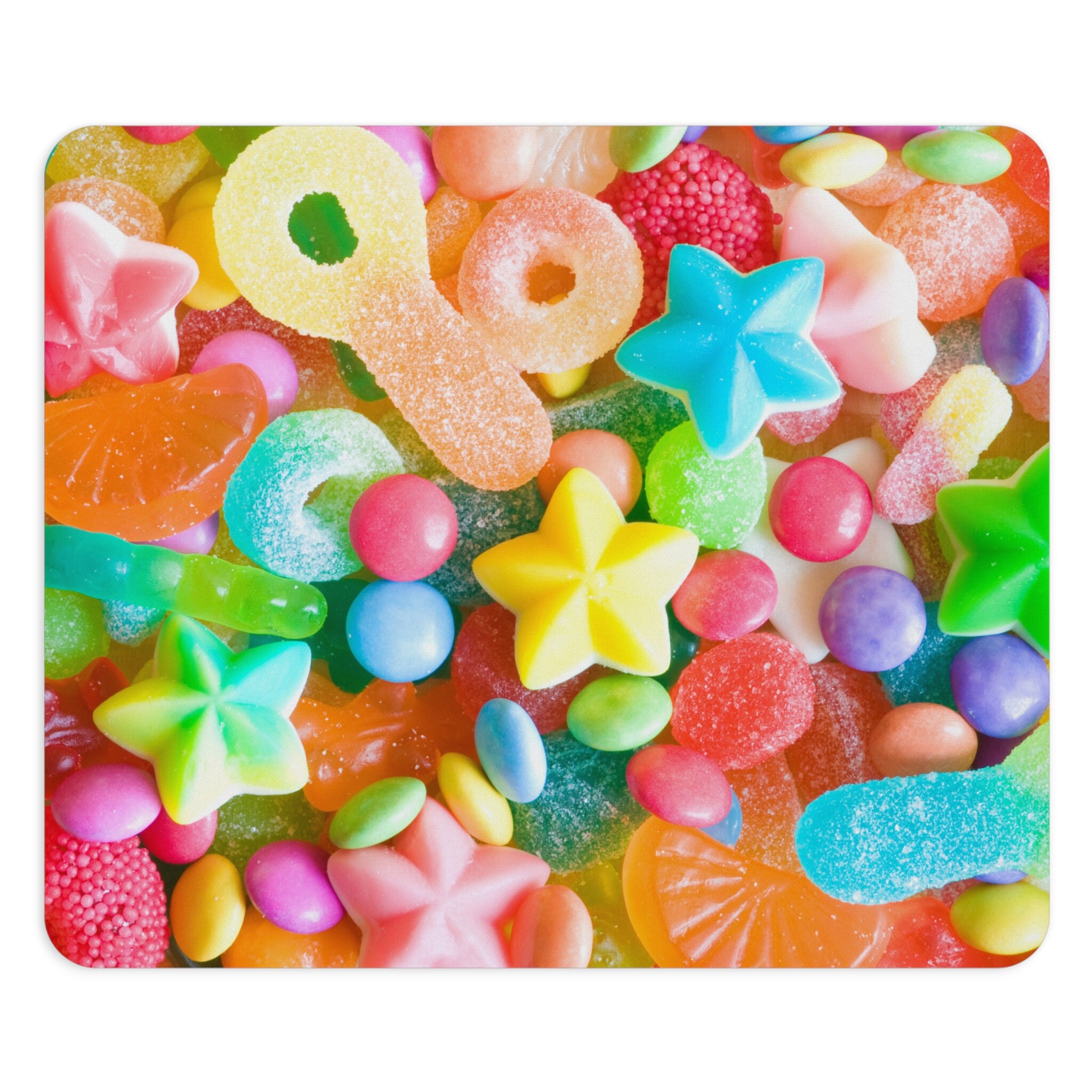 MOUSE PAD Candy Sweets Print Cute Pretty Mousepad Mouse Mat Desk ...