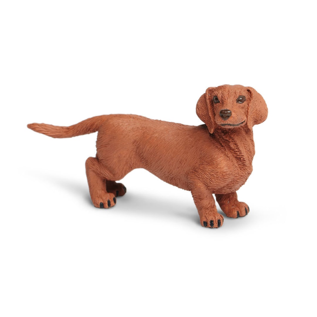 DOG FIGURINE for Wedding Cake Topper Dachshund Large MINIATURE