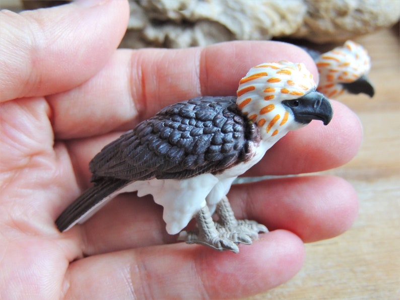 MINIATURE PHILIPPINE EAGLE Animal Figurines Figures Fairy Etsy