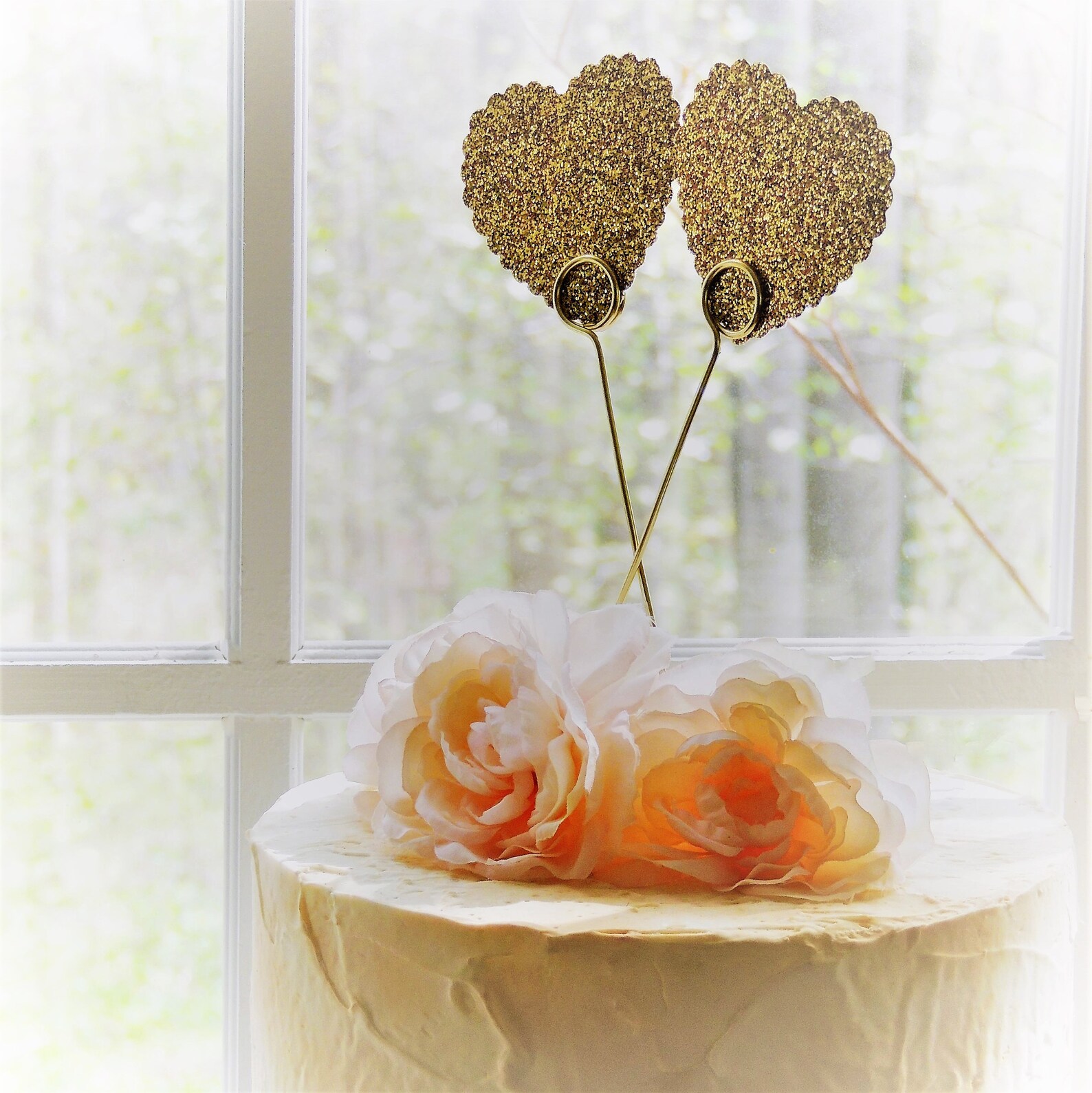 WIRE PICTURE HOLDER Cake Toppers Wire Photo Card Holders Etsy