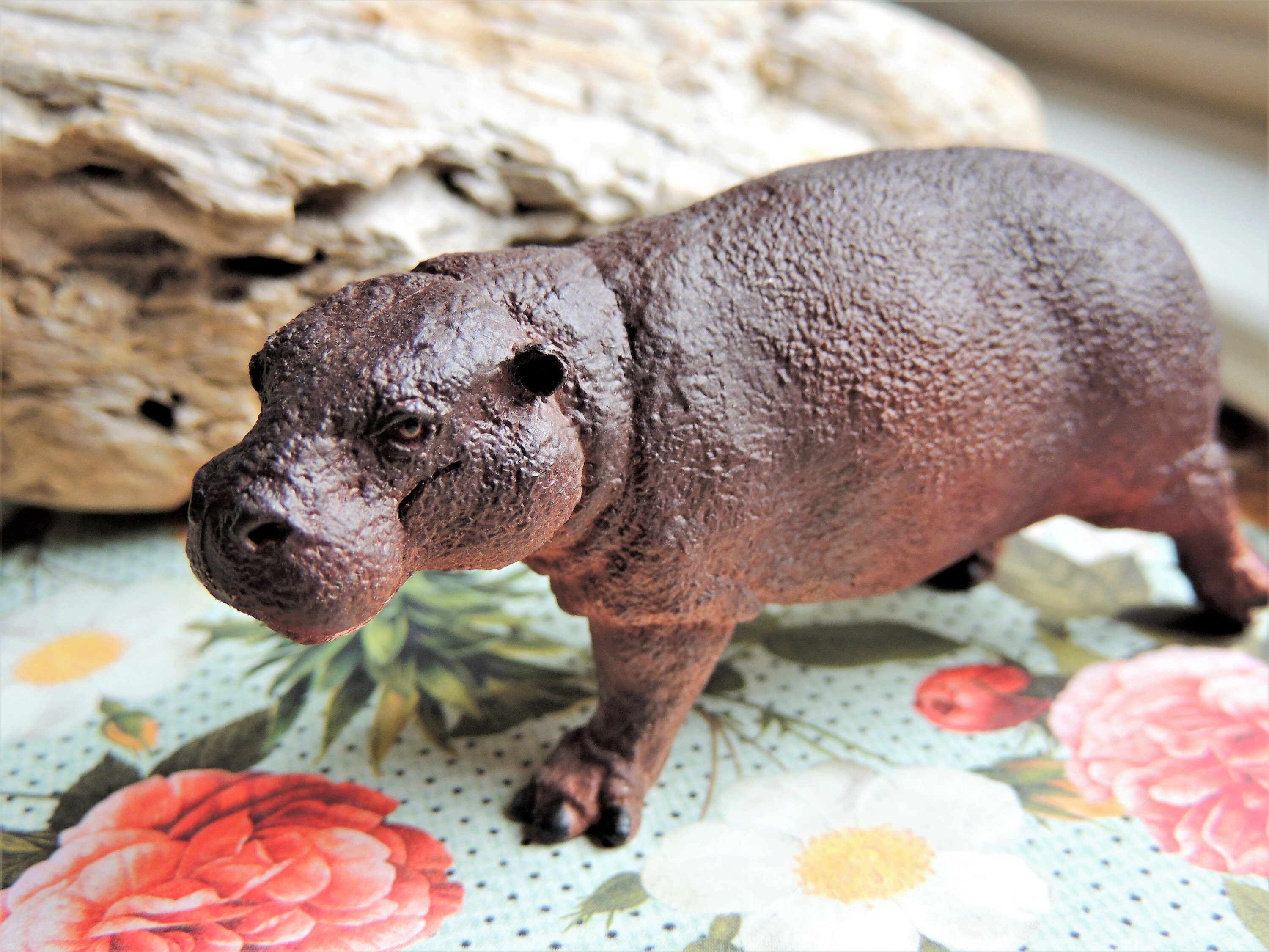 Large MINIATURE PYGMY HIPPO Hippopotamus Animal Figure Etsy